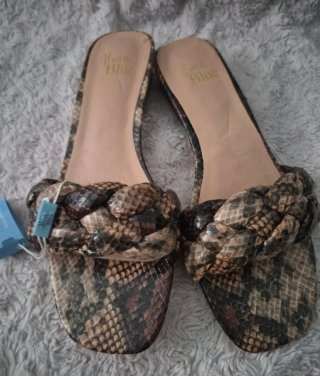 Sandalias Alma en Pena Piel Serpiente