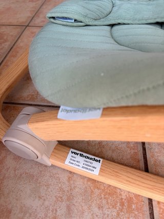 Hamaca bebé Vertbaudet verde