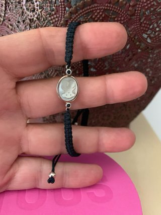 Pulsera Tous Cordón Oso nacar