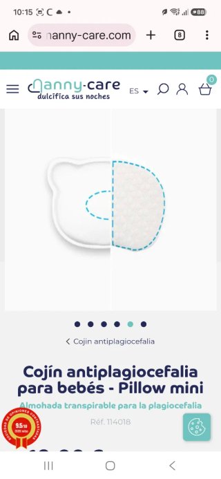 Almohada plagiocefalia Ecus Kids