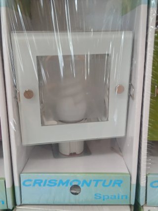 Lámpara CRISMONTUR Roja y Transparente