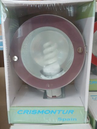 Lámpara CRISMONTUR Roja y Transparente