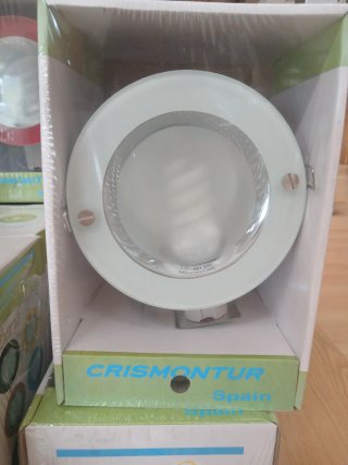 Lámpara CRISMONTUR Roja y Transparente