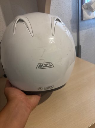 Casco de moto blanco NZI