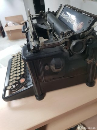 Máquina de escribir Remington 12 Antigua buen