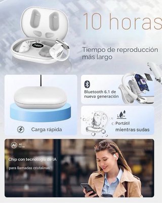 Auriculares Bluetooth con Traductor IA