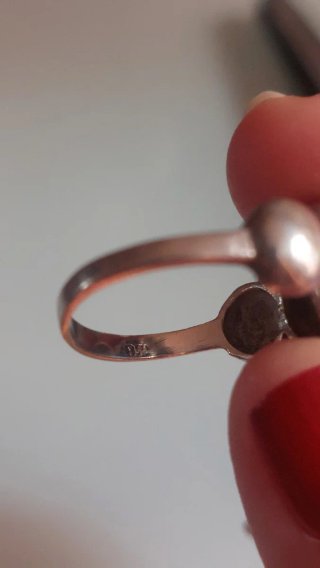 Anillo plata 3 bolas antiguo