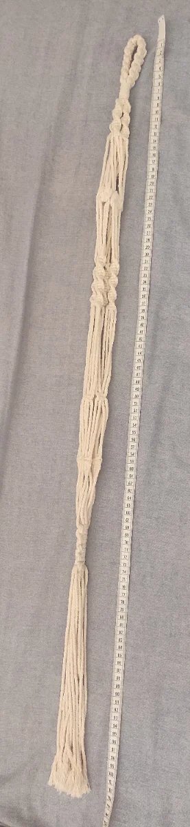 Colgador macramé para macetas