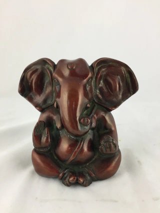 Escultura Ganesha Latón