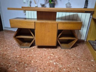 Mueble recibidor vintage madera