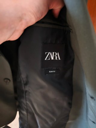 Chaqueta Zara Verde Oliva