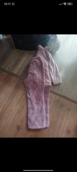 Pijama polar mujer rosa