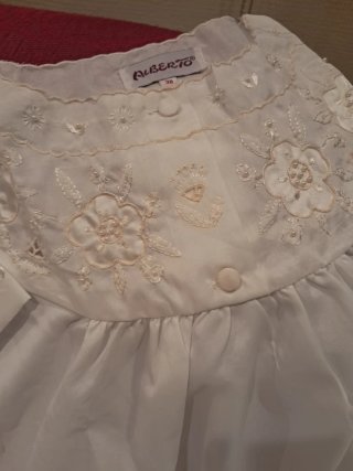 Camisones ALBERTO blancos bordados