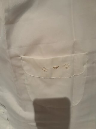 Camisones ALBERTO blancos bordados