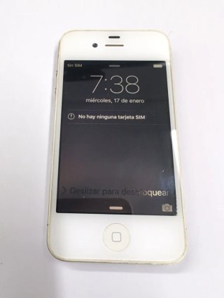 iPhone 4S Apple Blanco/Plateado