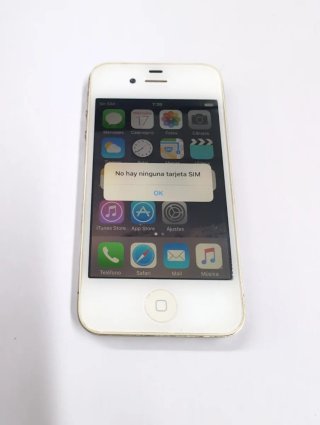 iPhone 4S Apple Blanco/Plateado