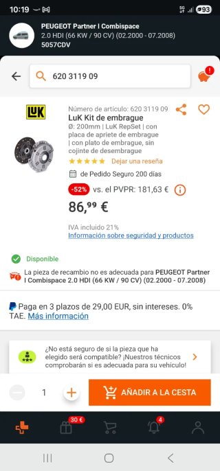 Kit Embrague LUK Repset 200mm 4005108501875