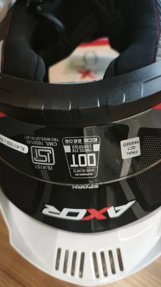 Casco Moto Axor Saber Spark Talla XL