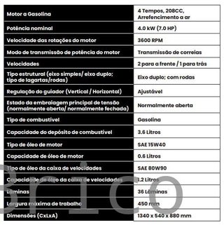 Segadora de Martillos - 208cc - 7Hp - BMFC01