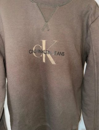 Sudadera Calvin Klein Jeans M Marrón