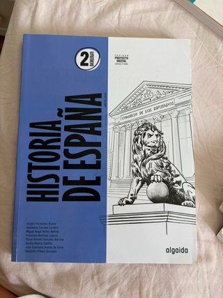 LIBRO HISTORIA DE ESPAÑA 2 bachillerato