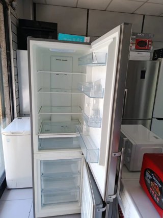 Nevera combi plateada teka con garantía