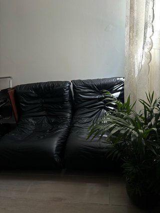 Sofá Togo Piel Negro