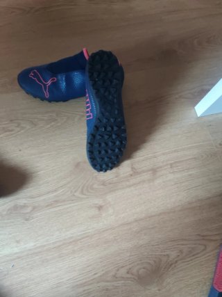Zapatillas Fútbol Puma Multitaco Azul/Rosa