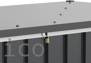 Baúl Arcón Metálico 585 L - 71x133x72 cm - Duramax
