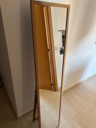 Espejo de pie madera sin defecto