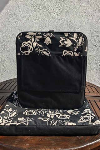 Transportín Plegable Perro Tela Flores