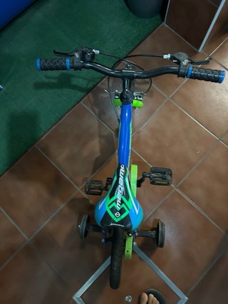 Bici Megamo 14 Azul y Verde