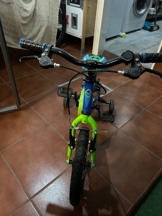 Bici Megamo 14 Azul y Verde