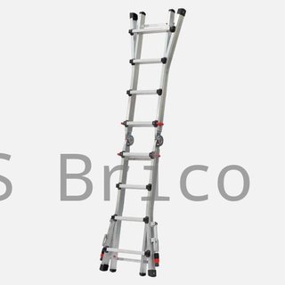 Escalera Telescópica Aluminio 5+5 Peldaños Teleflex