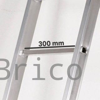 Escalera Telescópica Aluminio 5+5 Peldaños Teleflex