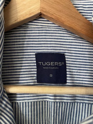 Camisa de rayas azul y blanca Tugers Talla S