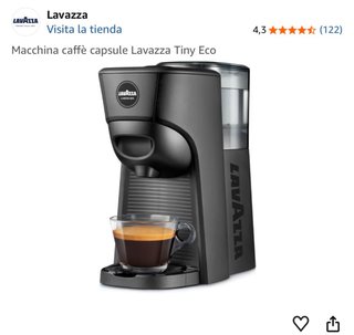 Cafetera Lavazza Tiny Eco Cápsulas