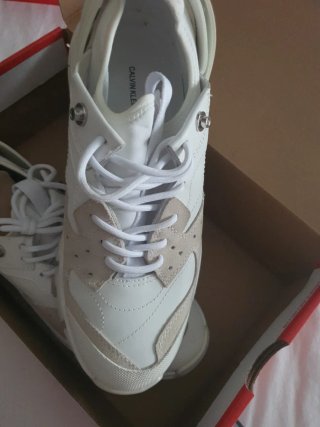 Zapatillas Calvin Klein Talla 39 Beige/Blanco