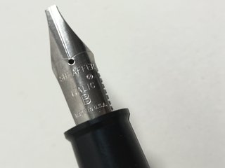 Plumín Sheaffer Itálico Grueso B Vintage USA