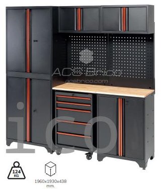 Conjunto Taller 3 Módulos S/Madera Alyco Orange 129780