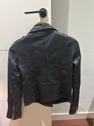 Chaqueta Biker Cuero Pull&Bear Talla S