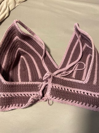 Top de crochet hecho a mano