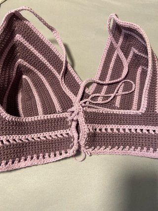 Top de crochet hecho a mano