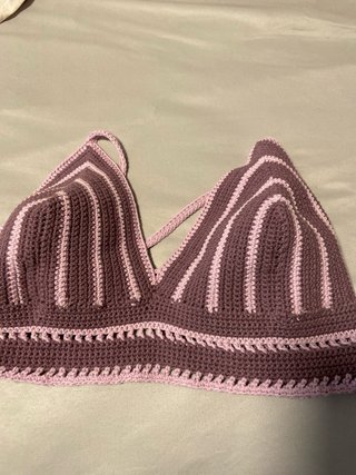 Top de crochet hecho a mano