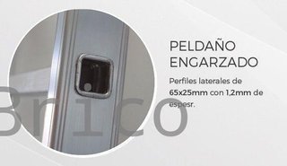 Escalera Aluminio 1x19 - 5 Metros - 66x25mm