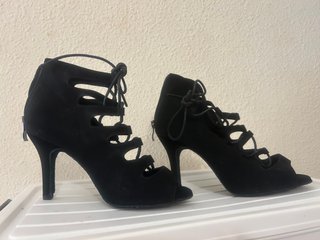 Botines de baile con cordones