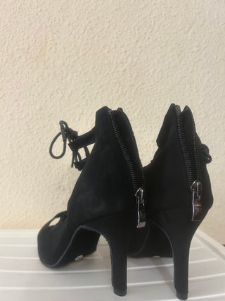 Botines de baile con cordones