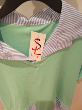 Camiseta verde y azul Talla XL