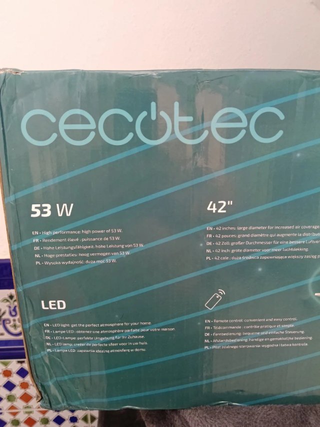 Cecotec EnergySilence Aero 4200 Ventilador Techo