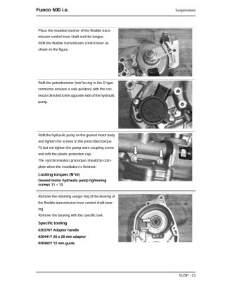 Manual de Taller Gilera Fuoco 500 i.e. 2008